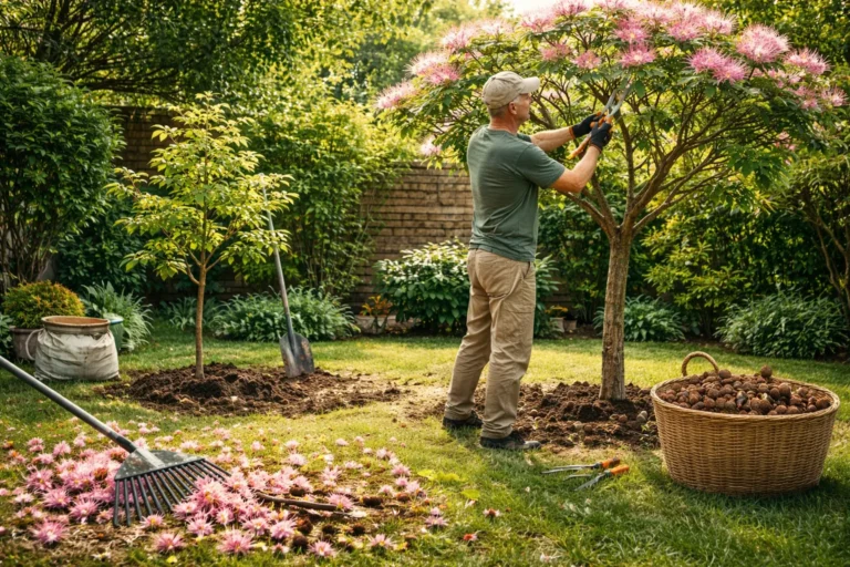 Albizia (arbre de soie) : planter, tailler et gérer ses inconvénients