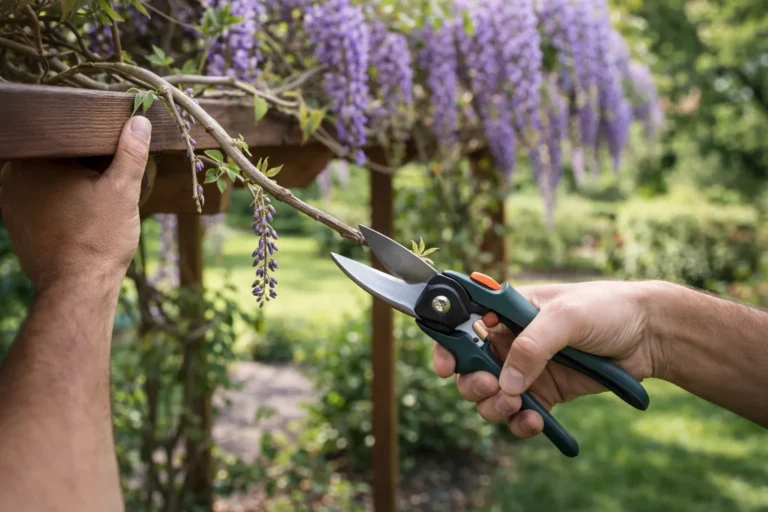 Entretenir une glycine : les bons gestes pour des grappes de fleurs