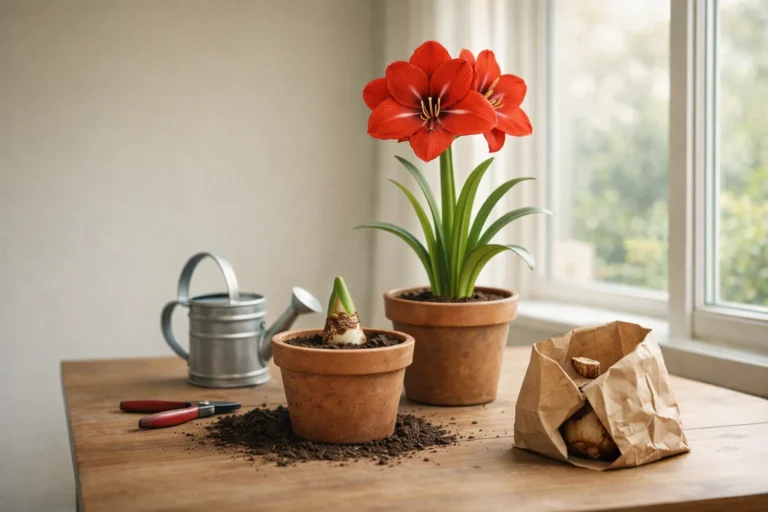 Réussir l’entretien d’un amaryllis, de la plantation à la refloraison