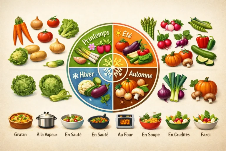 Liste des légumes : repères, saisons et idées pour les cuisiner