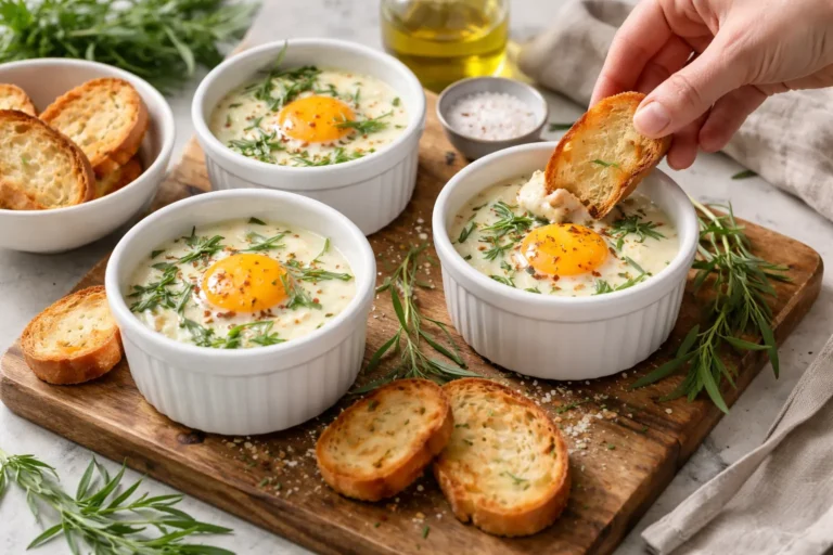Recette express : les oeufs cocotte à l’estragon