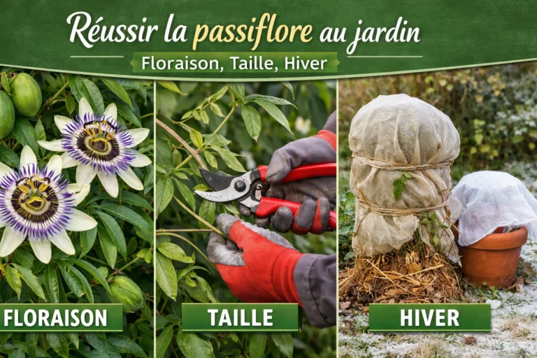 Réussir la passiflore au jardin : floraison, taille, hiver