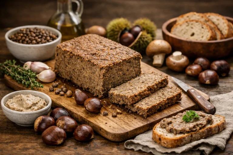 Recette végétarienne : Pâté végétal aux châtaignes