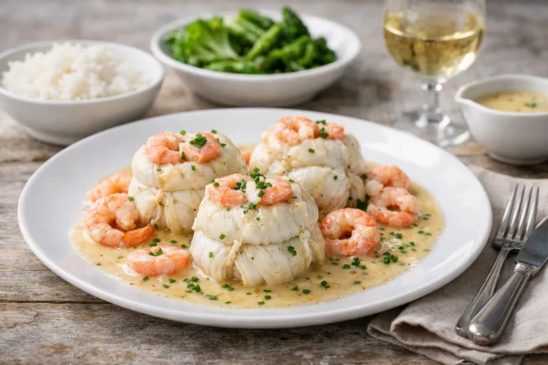 Recette facile et rapide : les paupiettes de sole aux crevettes