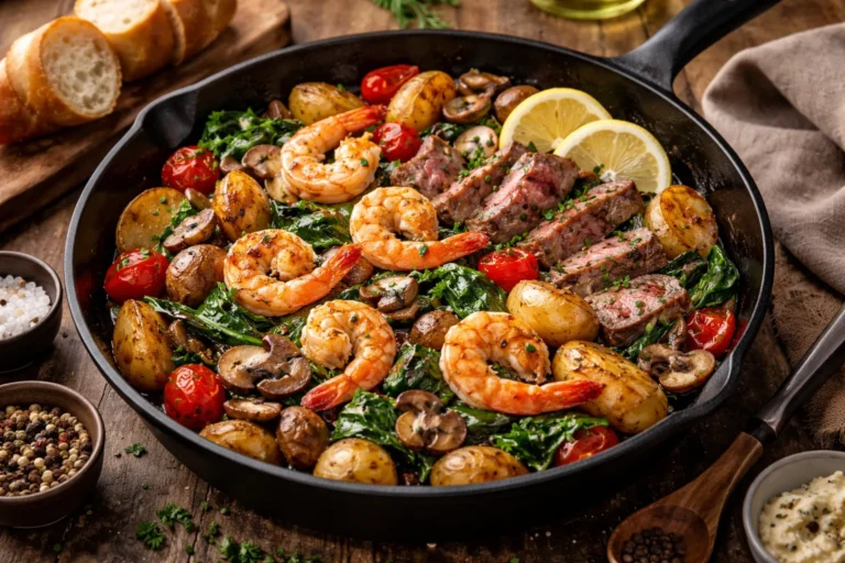 Recette du soir : Poêlée Terre et Mer
