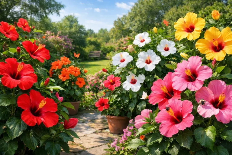 Réussir l’hibiscus : choix, culture et belles fleurs tout l’été