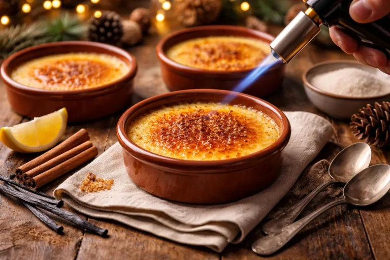 Recette de dessert de fête : Crèmes brûlées catalanes