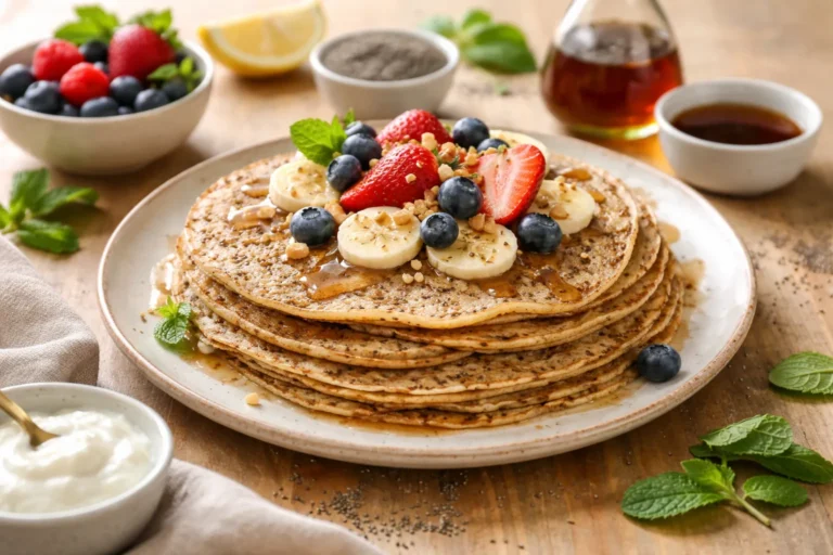 Recette végane : Crêpes aux graines de chia
