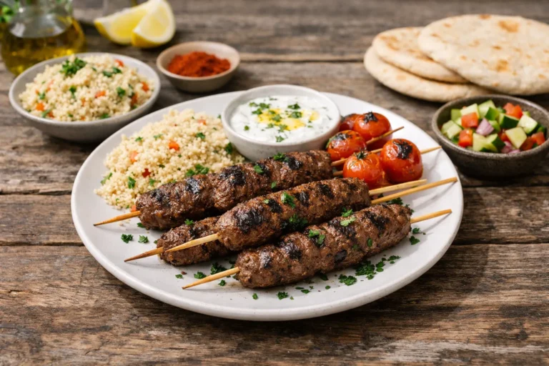 Une recette facile et rapide : les brochettes de bœuf façon keftas