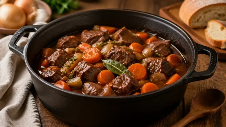 Recette d’hiver : Bœuf mijoté aux carottes