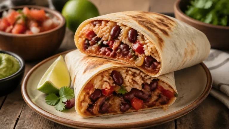 Burritos aux haricots rouges