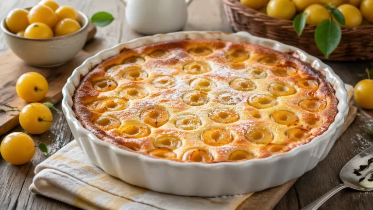 Ma recette de clafoutis aux mirabelles