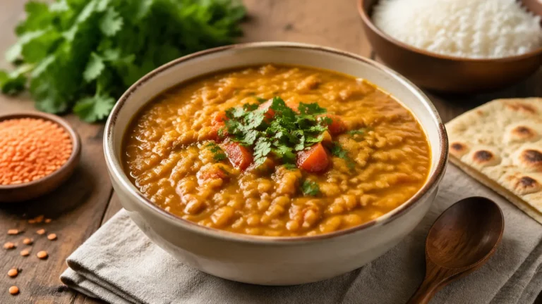 Recette saine et délicieuse : le Dahl aux lentilles