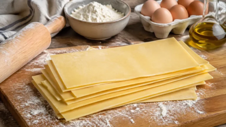Recette de base : Pâtes à lasagnes