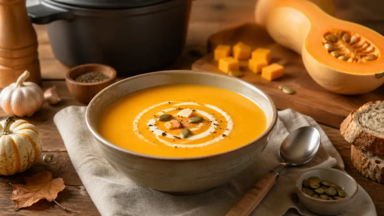 Recette de velouté de courge butternut pour l’hiver