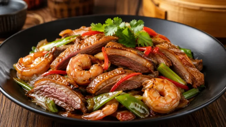 Recette facile et raffinée : Canard et crevettes à l&rsquo;asiatique