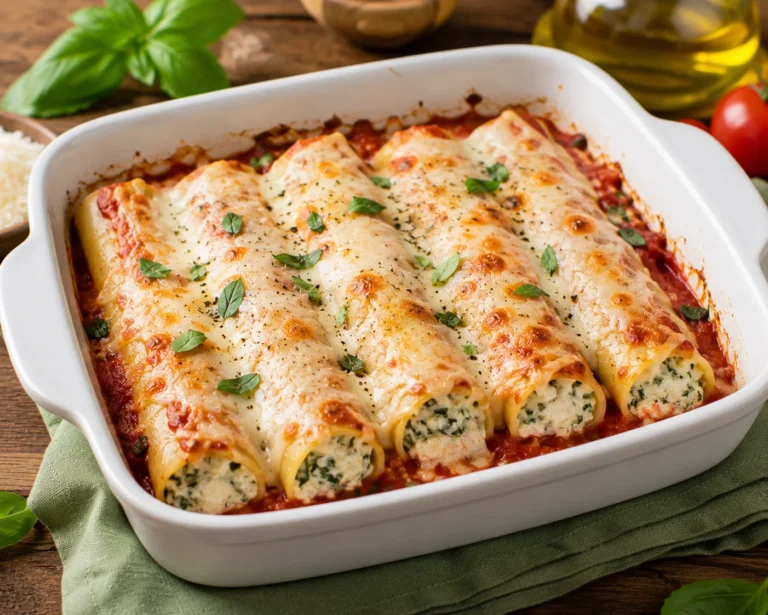 Recette végétarienne : Cannellonis à la ricotta
