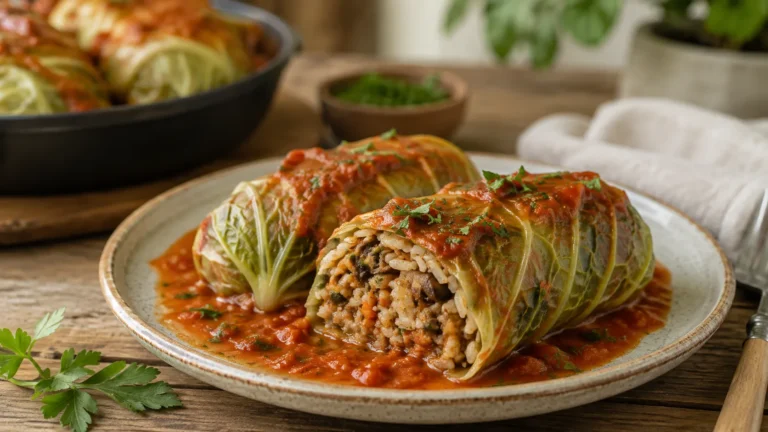 Recette végane : Chou farci végétarien