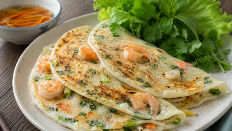 Les crêpes de riz aux crevettes : une idée recette originale