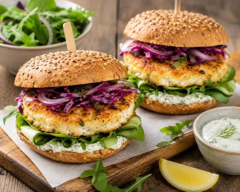 Recette des Fishburgers au colin