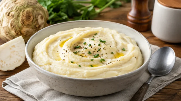 Recette de purée onctueuse de céleri rave