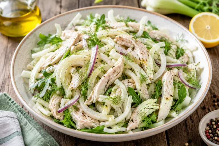 Recette de salade de fenouil au poulet