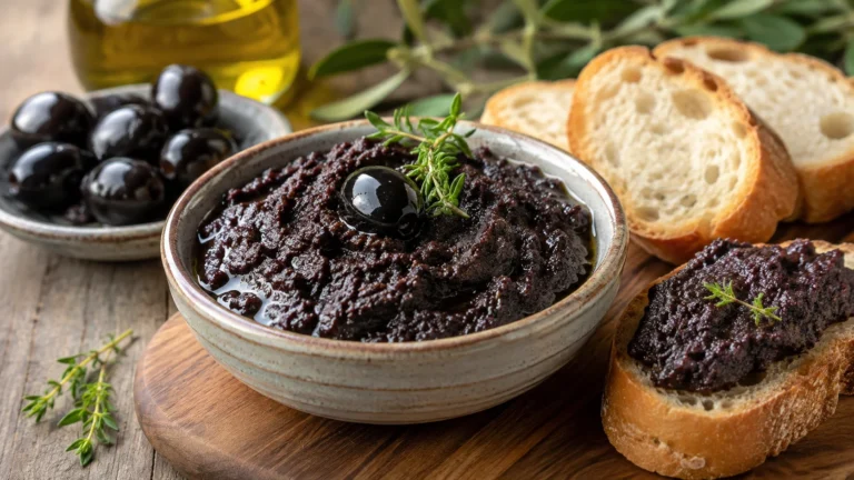 Recette facile et rapide de la tapenade d’olives noires