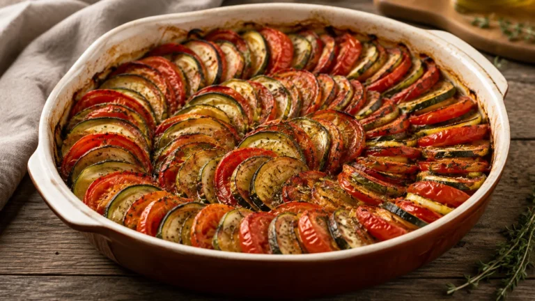 Recette du tian de tomates et courgettes
