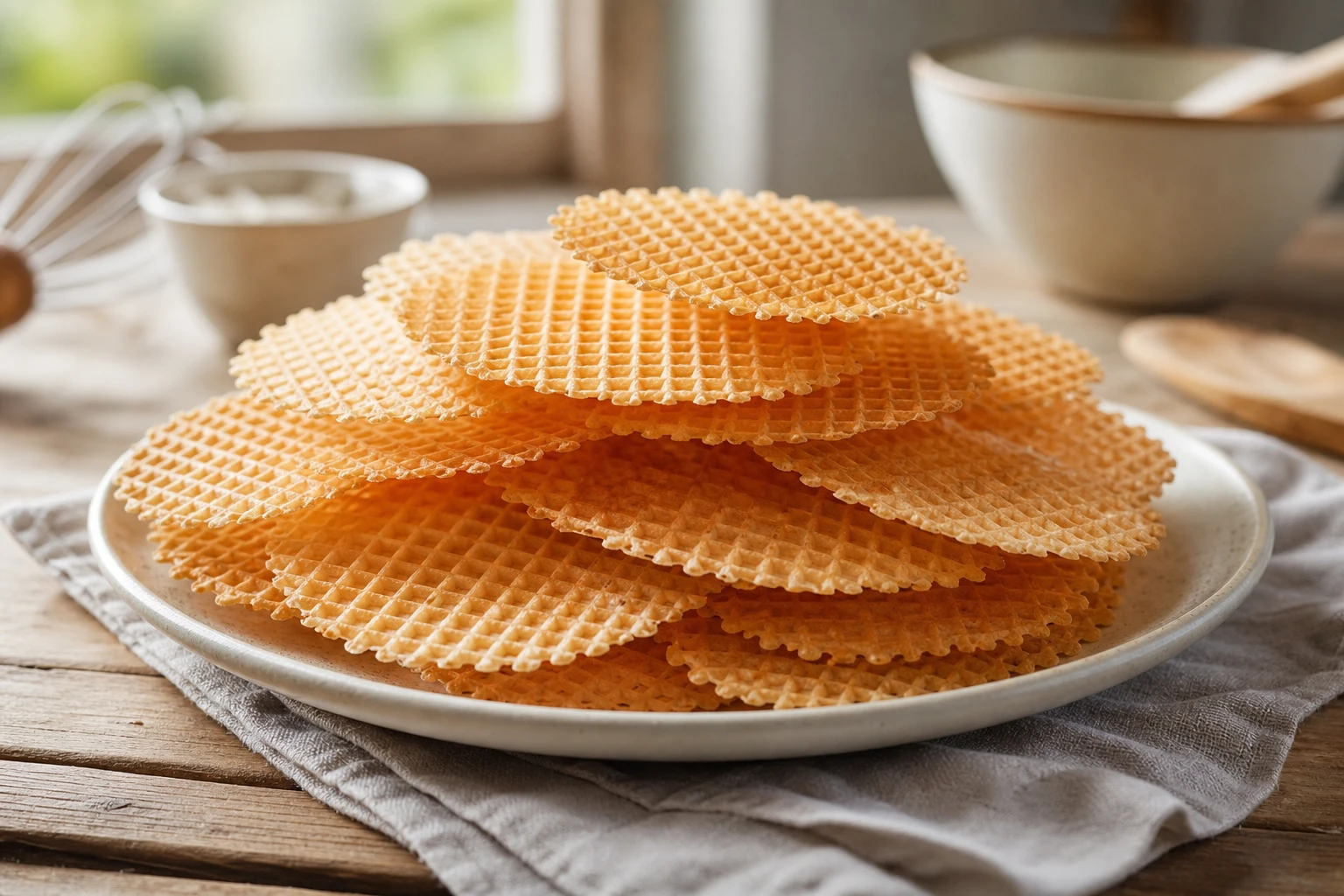 Comment obtenir des gaufrettes croustillantes et très fines