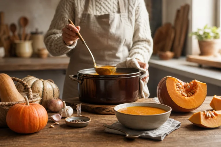Soupe au potiron recette de grand-mère, la version simple et bien veloutée