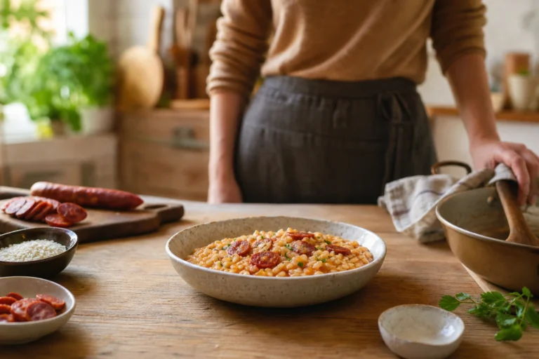 Risotto chorizo : la recette simple pour un résultat crémeux