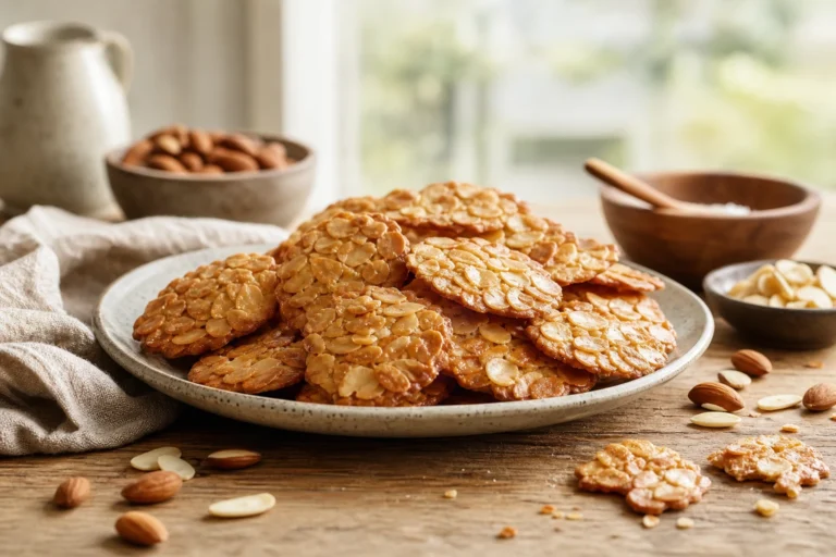 Tuiles aux amandes : la recette simple pour un vrai croustillant