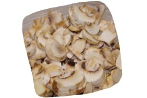 Recette du velouté aux champignons : champignons émincés