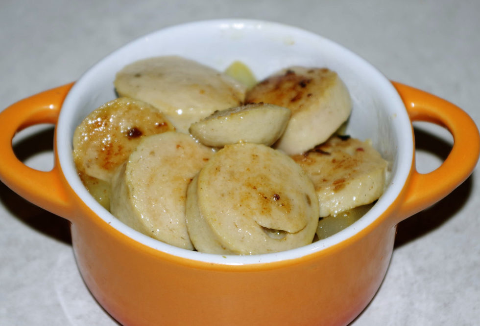 Recette facile des cocottes de boudin blanc au quinoa et aux poires