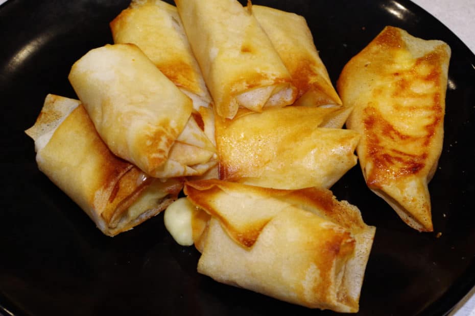 Recette de roulés au Munster et au miel