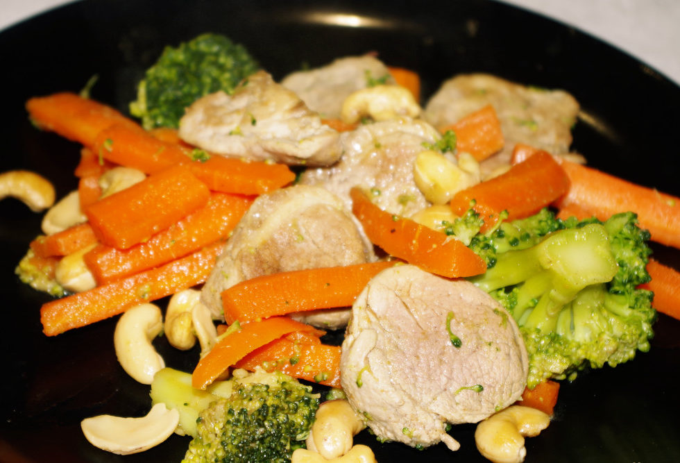 Recette du filet mignon sauté aux noix de cajou