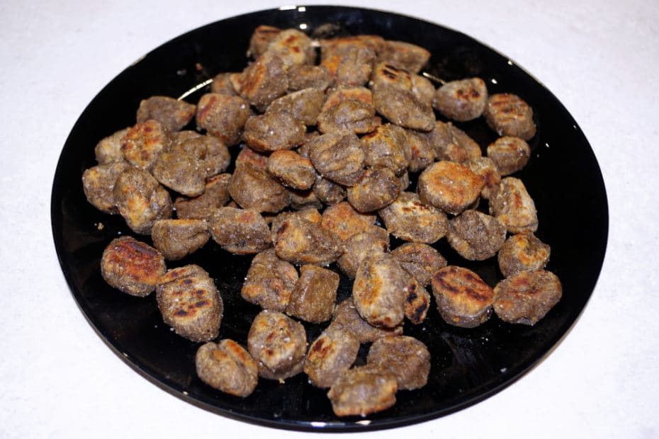 Recette facile à faire en famille : gnocchis de lentilles et champignons