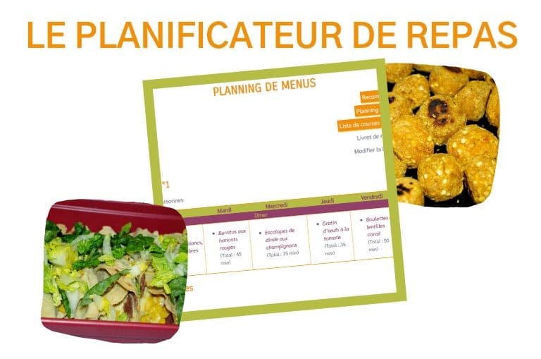 Le Planificateur de repas, pour gagner du temps et de l'argent au quotidien
