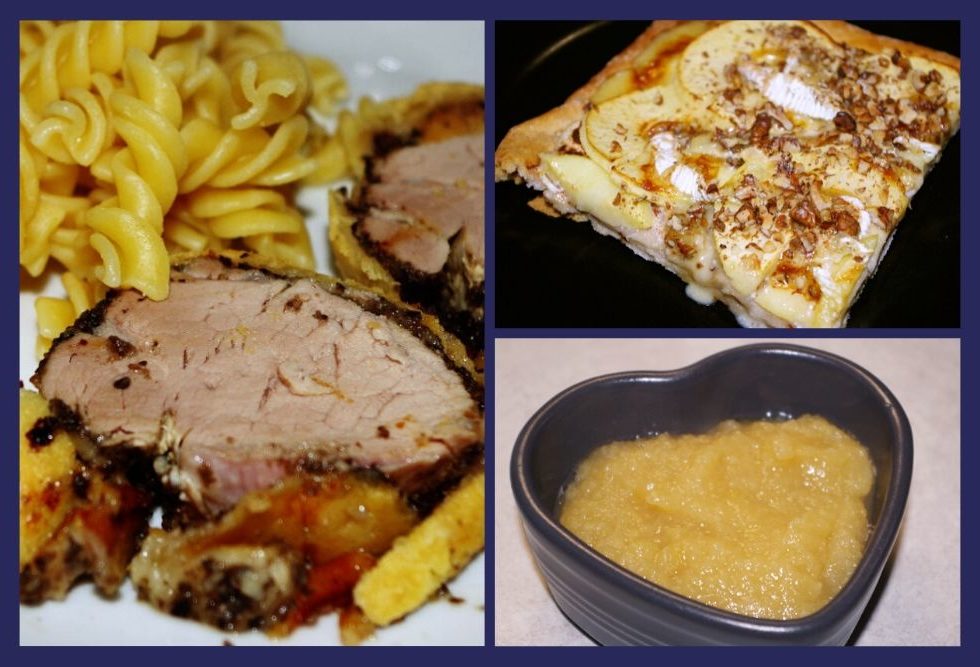 Planning de menus pour la semaine du 4 novembre