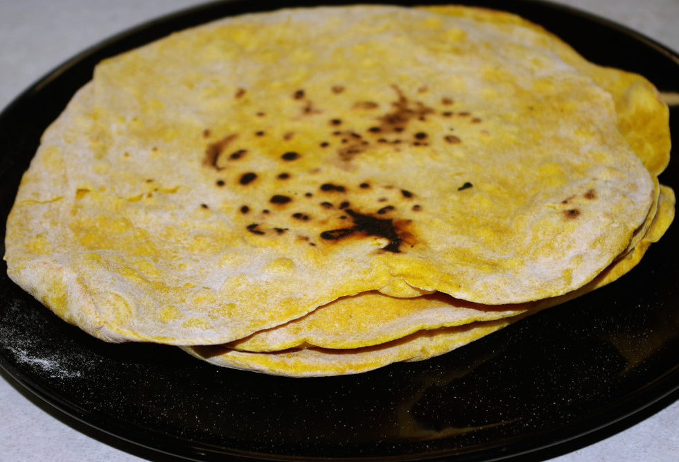 Recette facile de naans au curcuma