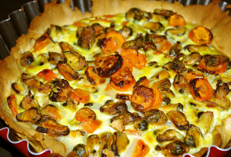 Recette de la quiche aux moules