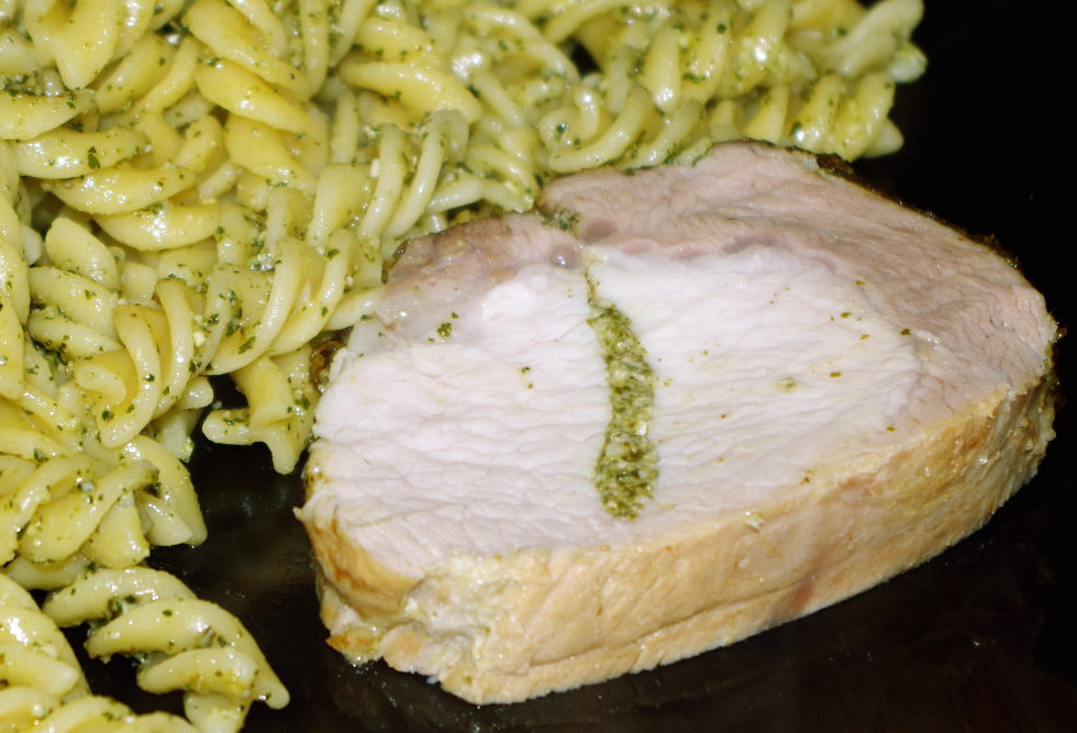 Recette du rôti de porc au pesto