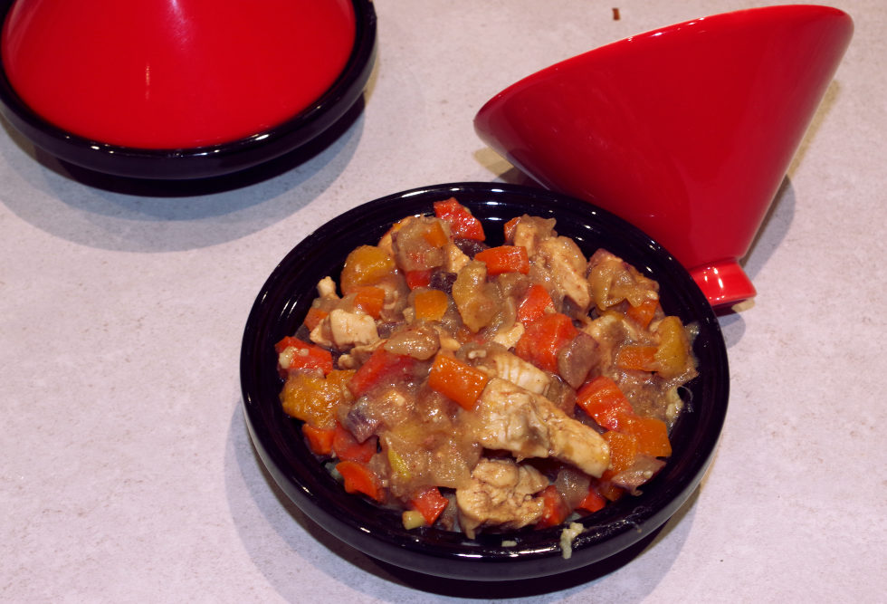 Recette de tajine de poulet aux fruits secs