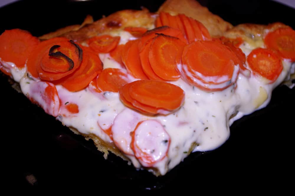 Recette de la tarte aux carottes et mascarpone