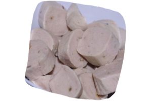 Recette des cocottes de boudin blanc au quinoa et aux poires : tranches de boudin blanc